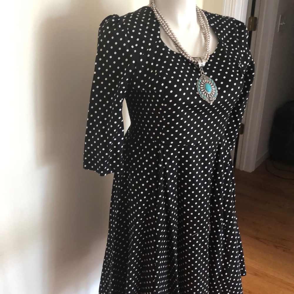 COPY - Polka dot a line dress